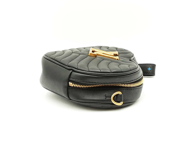 Louis Vuitton New Wave Heart Bag In Black Quilted Leather Fw0725crzdu