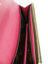 Louis Vuitton Monogram Bloom Flower Emilie Wallet Eb0726lrxde