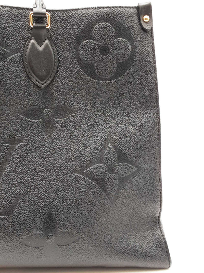 Louis Vuitton Onthego Gm Tote In Black Monogram Empreinte Leather Fw0825crxdu