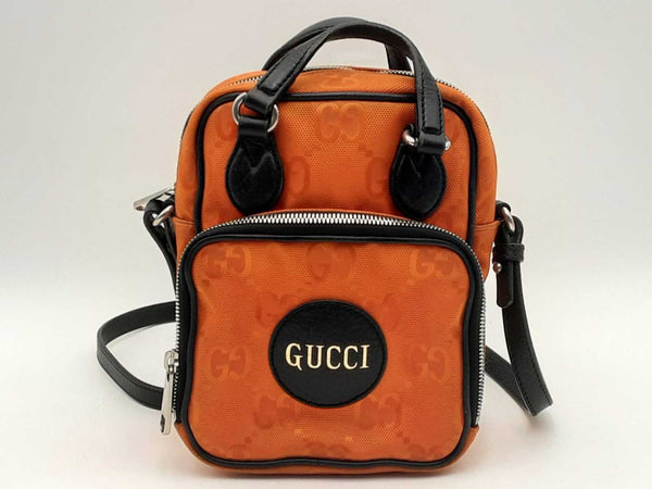 Gucci Off The Grid Nylon Orange Handbag Aa1025przsa
