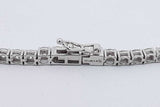 5.12cttw Lab Grown Diamond Tennis Bracelet 14k White Gold 6.9g 7 In Eb0326lpxzsa