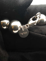 Tiffany & Co. Hardwear Ball Bracelet In Sterling Silver 19.3 Grams 8 Inch Fw1026lordu