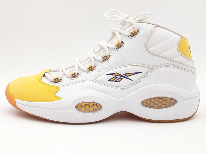 Reebok Fx4278 Question Mid "Yellow Toe" Size 14 Aa0825ozsa