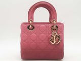 Christian Dior Lady Canage Hombre Pink Small Handbag Aa0325oizxsa