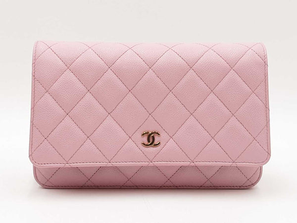 Chanel Quilted Caviar Wallet On Chain Shoulder Bag Fw0825wzxzdu
