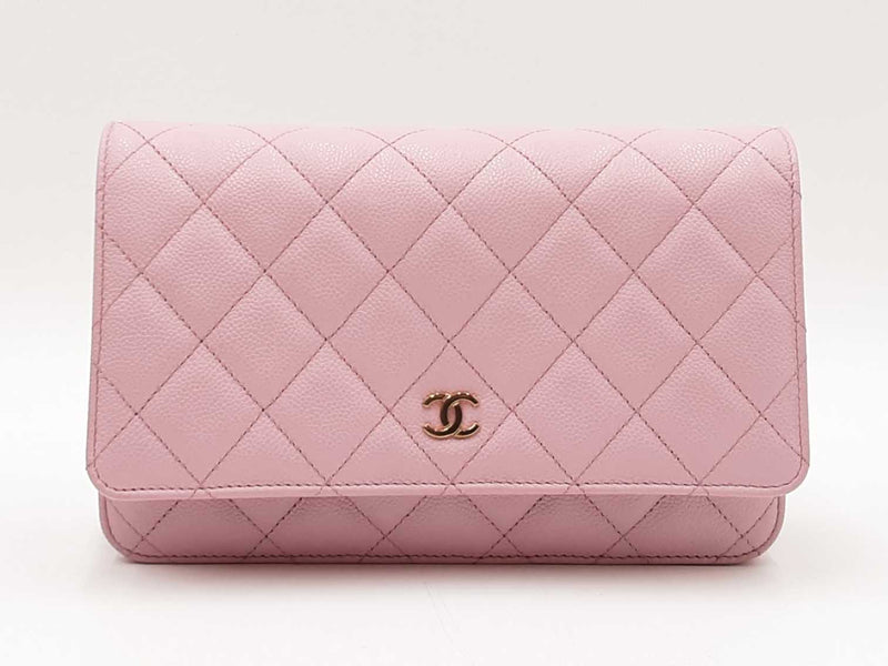 Chanel Quilted Caviar Wallet On Chain Shoulder Bag Fw0825wzxzdu