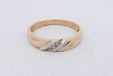 0.15cttw Diamond Ring In 14k Yellow Gold 3.3 Grams Size 11 Eb0926olrsa