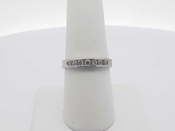 .21ctw 14k White Gold 2.7 Grams Ring Size 7.5 Sd0625lwzsa