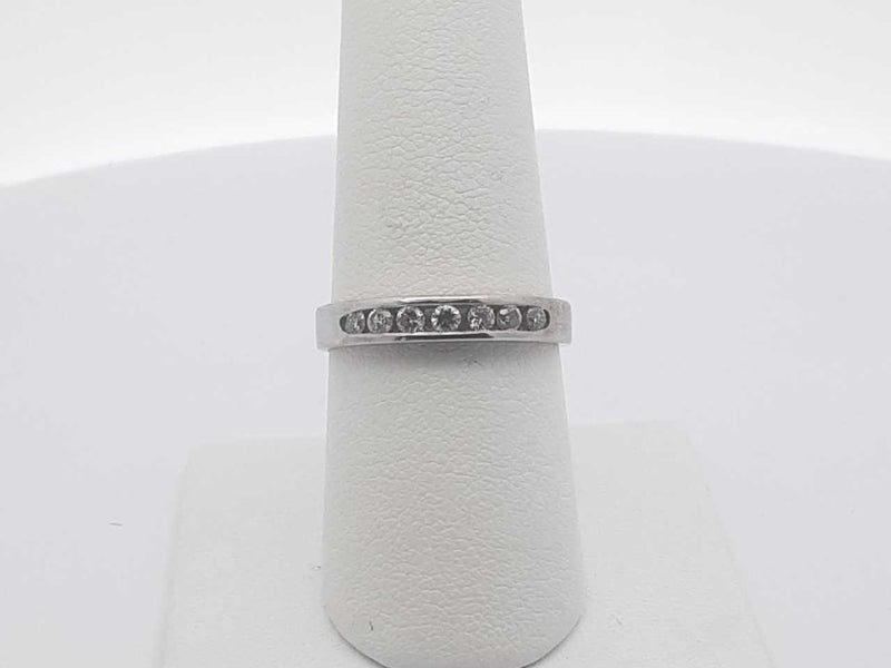 .21ctw 14k White Gold 2.7 Grams Ring Size 7.5 Sd0625lwzsa