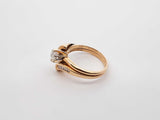 0.55 Cttw Diamond & 14k Yellow Gold Ring 4.7 Grams Size 6 Fw0825wzxdu