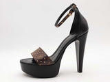 Louis Vuitton Patent Afterglow Platform Black Size 39 Aa0626orzsa