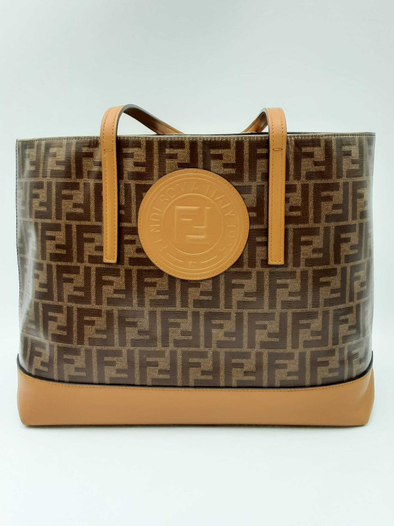 Fendi Ff Logo Shopping Tote Bag Eb0924pxzdu