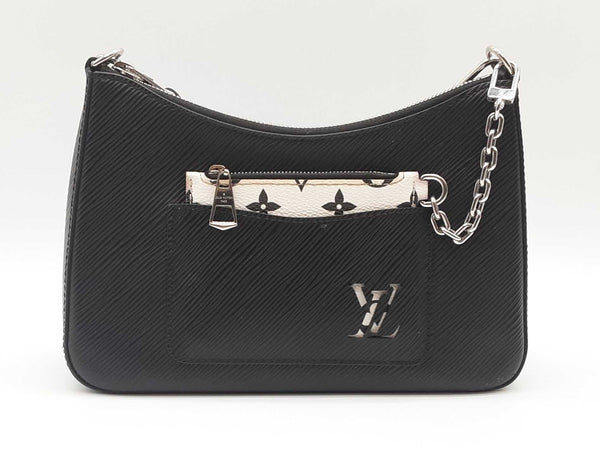 Louis Vuitton Marelle Black Epi Leather Hand Bag Sd0625izxde