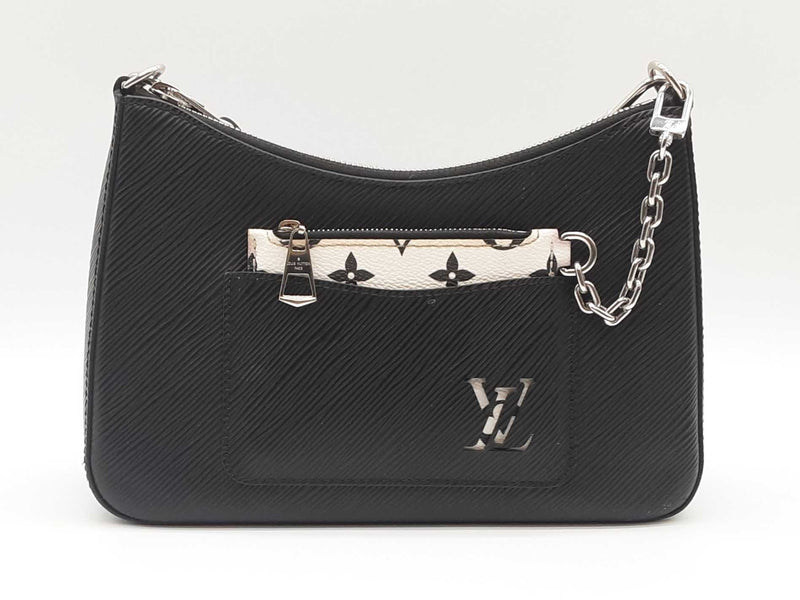 Louis Vuitton Marelle Black Epi Leather Hand Bag Sd0625izxde