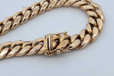 10k Yellow Gold Cuban Link Bracelet 22.5 Grams 9 Inch Eb0626llxzdu