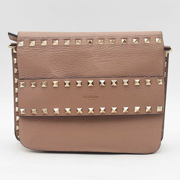Valentino Garavani Pebbled Calfskin Rockstud Crossbody Sd0625pzxsa