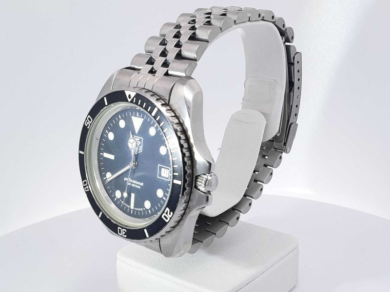 Tag Heuer Professional Stainless Steel Automatic Watch 844/5 Aa0725cxzsa