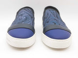 Etro Navy Paisley Canvas Slip On Slippers Size 43it Sd0426lzxde