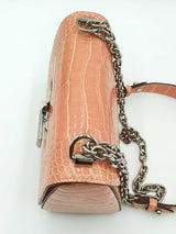 Louis Vuitton Pink Crocodile Twist Shoulder Bag Eb0724ixxzdu