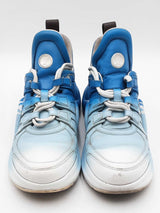 Louis Vuitton Archlight Monogram Blue Gradient Sneakers Sz 38 Eb1125loxsa