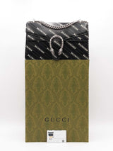 Gucci X Balenciaga The Hacker Project Dionysus Bag In Black Calfskin Fw1125crzdu