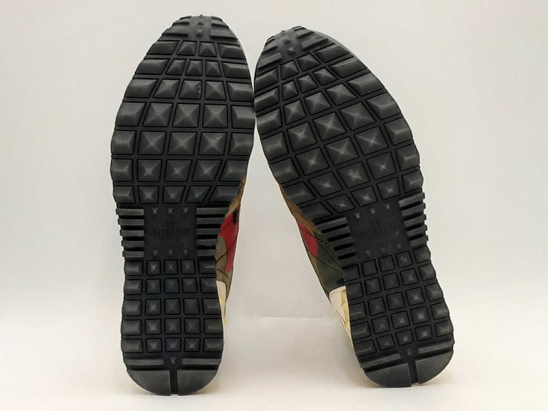Valentino Rockrunner Rockstud Camo Shoes Size 42.5 Aa1125ersa