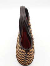 Louis Vuitton Damier Sauvage Impala Calf Hair Top Handle Bag Eb0826wrxsa