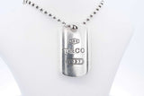 Tiffany & Co. Sterling Silver Dog Tag Necklzce 29.7 Grams 24 Inch Ebeb0724crsa