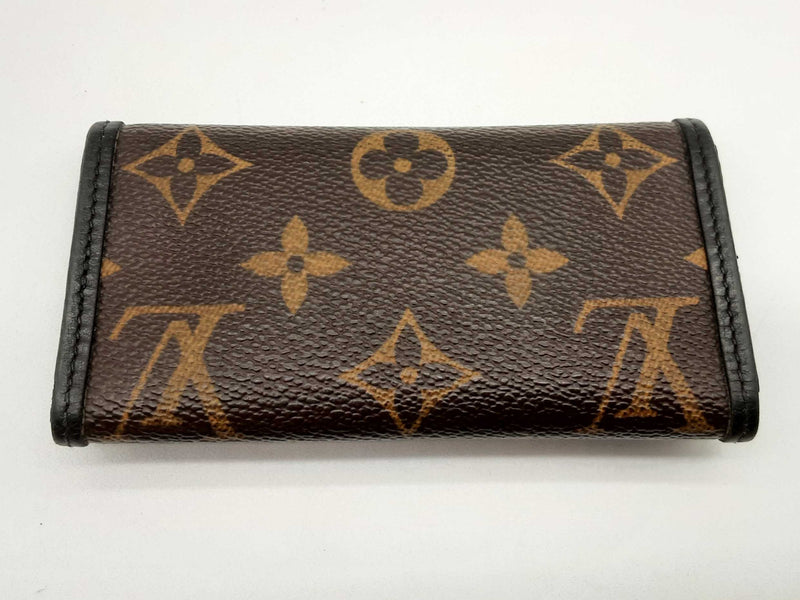 Louis Vuitton Macassar Multiples 6 Key Brown Monogram Coated Canvas Case0924crde