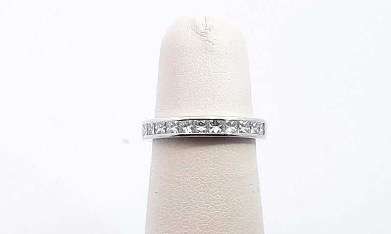 Platinum 0.99ctw Diamond Ring Size 6, 6.2g Hs0424oorsa