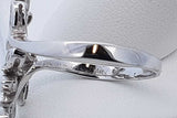 0.14cttw Diamond Leaf Vine Ring 14k White Gold 3.8 Grams Size 8.25 Eb0926orxde
