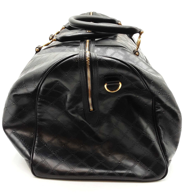 Versace Sunburst Black Duffle Bag Sd0925rzxdu