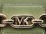 Michael Kors Heather Shoulder Bag In Sage Green Leather Fw0226rrdu