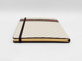 Gucci Gg Supreme Web & Horsebit Large Notebook Fw0925ordu