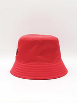 Prada Bucket Hat In Red Re-nylon Size M 58cm Fw0925lrxdu