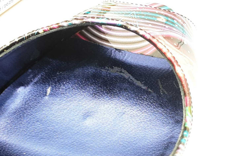 Christian Louboutin Hot Chick Sling Alta Starlight Heels Size 38.5 Eb1025lxzsa