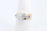 Approx. 1.8ctw Diamond Ring In 14k Yellow Gold 5.55 Grams Size 5.5 Eb0224wrxzsa