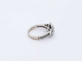 1.38 Cttw Diamond & 14k White Gold Ring 4.8 Grams Size 5.75 Fw1224ixzsa