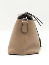 Fendi By The Way Boston Bag In Taupe Vitello Dolce Leather Fw0726orxdu