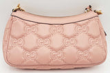 Gucci Gg Matelasse Pink Leather Shoulder Bag Eb1025ixzsa