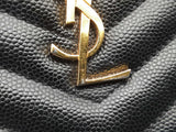 Ysl Saint Laurent Grain De Poudre Monogram Bill Pouch Sd0725ozxsa