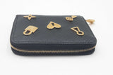 Louis Vuitton Black Epi Leather Love Lock Zippy Coin Purse Wallet Eb0626lcrdu
