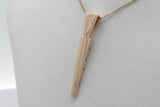 0.34cttw Diamond Pendant Necklace In 14k Yellow Gold 3 Grams 20 Inch Eb0926oxzsa