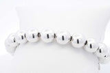 Tiffany & Co. Sterling Silver Hardwear Ball Bracelet 20.2 Grams 8 In Eb1225lxzdu