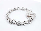 Tiffany & Co. 1837 Interlocking Circles 925 Bracelet 21 Grams 6 Inch Fw0426lrxdu