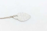 Tiffany & Co. Notes Heart Tag Necklace Sterling Silver 6.7 Grams 16 In Eb926crsa