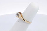 Approx. 0.2ctw Diamond Ring In 14k Yellow Gold 3.1 Grams Size 5 Eb1024lcrsa