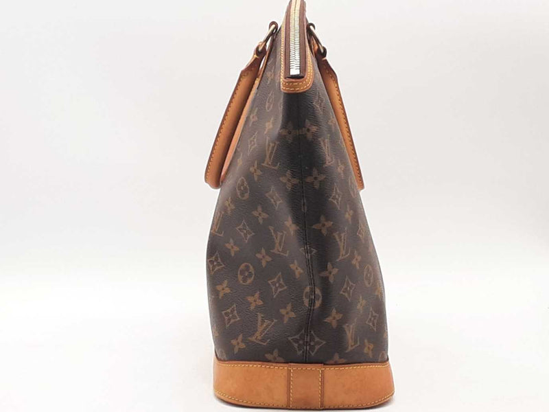 Louis Vuitton Monogram Lockit Vertical Gm Brown Handbag Aa0425crzsa