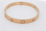 Cartier 18k Yellow Gold Love Bracelet With Diamonds 35.7g Size 19 Eb0126crxzsa