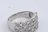 2.0ctw Diamond Ring In 14k White Gold 5.1 Grams Size 8 Eb0925pcsdu
